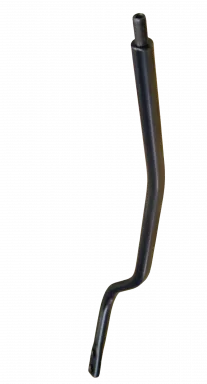 Shift Lever, MDL, 73-79 F-Series, TR4050, 19", Steel, Black Powder Coat, 3/8"-24 Threads